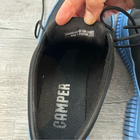 Camper Unisex Leather Shoes Size 42 or US 9 Men’s/11 Women’s with EVA outsole - Picture 10 of 11